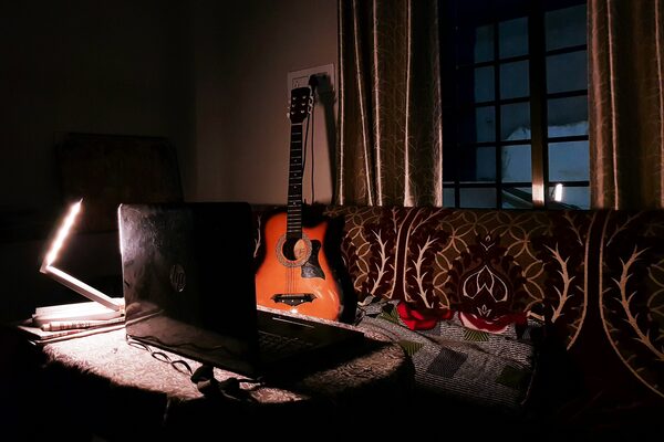 Indie artist preparing the essentials before their first shows